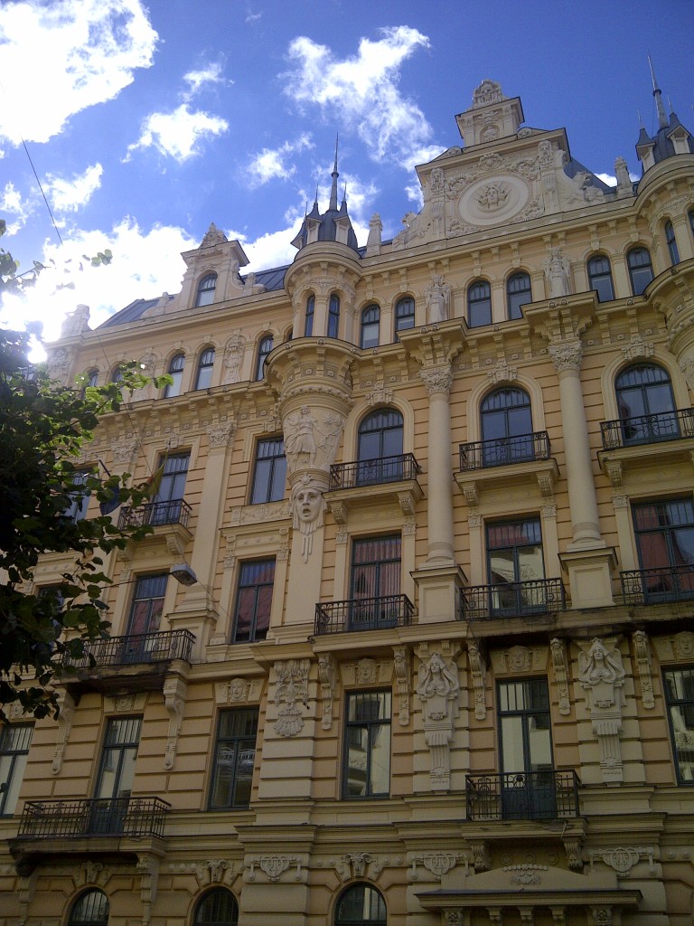 Riga is littered with buildings like this